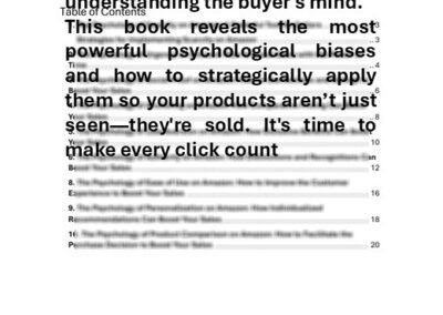 MAIN PSYCHOLOGICAL BIASES ON AMAZON3