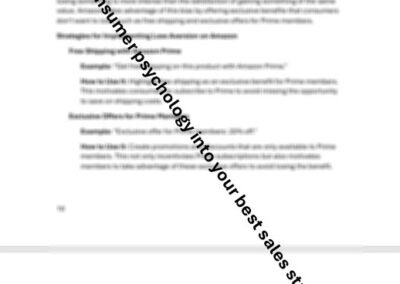 MAIN PSYCHOLOGICAL BIASES ON AMAZON4